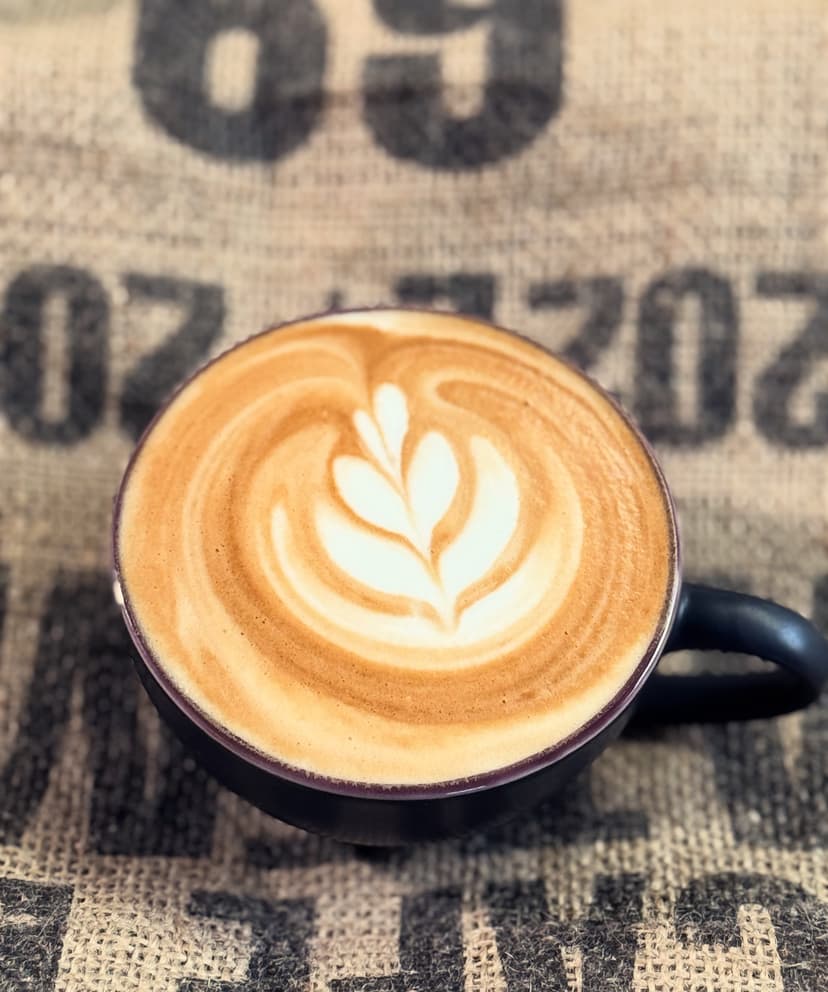 Exquisite latte art showcasing BravePro's craftsmanship